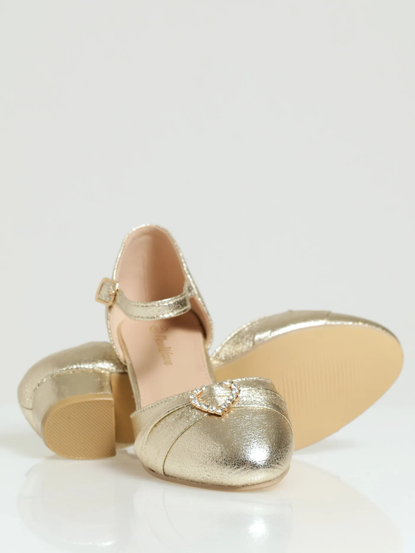 Girls Gold Occassion Heel sold by Edgars product image thumbnail 2