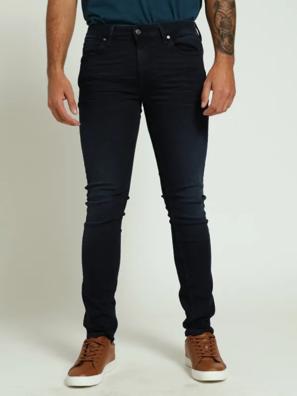 Delta Skinny Leg Denim - Black sold by Edgars