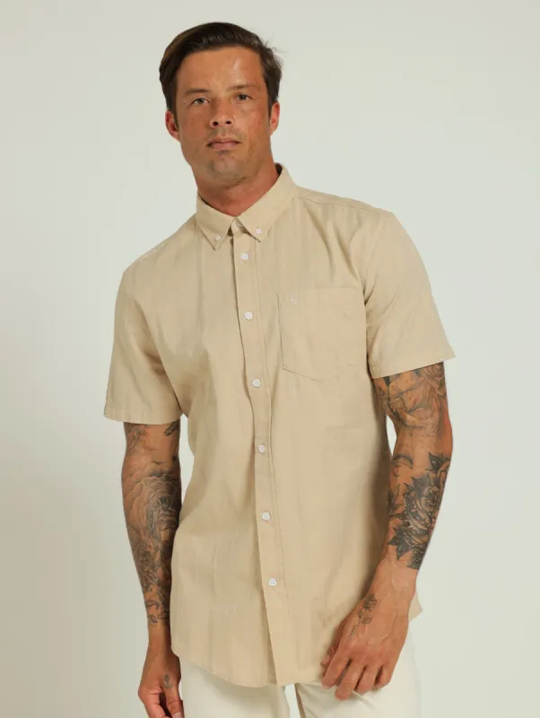 Pop Stripe Shirt - Stone sold by Edgars