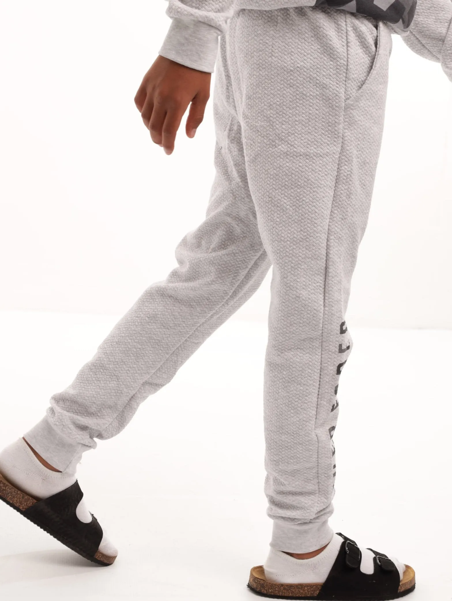 Boys Surface Interest Jogger - Grey Melange sold by Edgars product image thumbnail 2