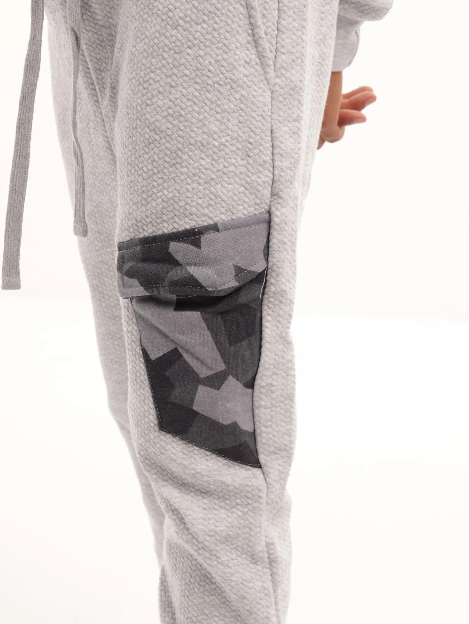 Boys Surface Interest Jogger - Grey Melange sold by Edgars product image thumbnail 4