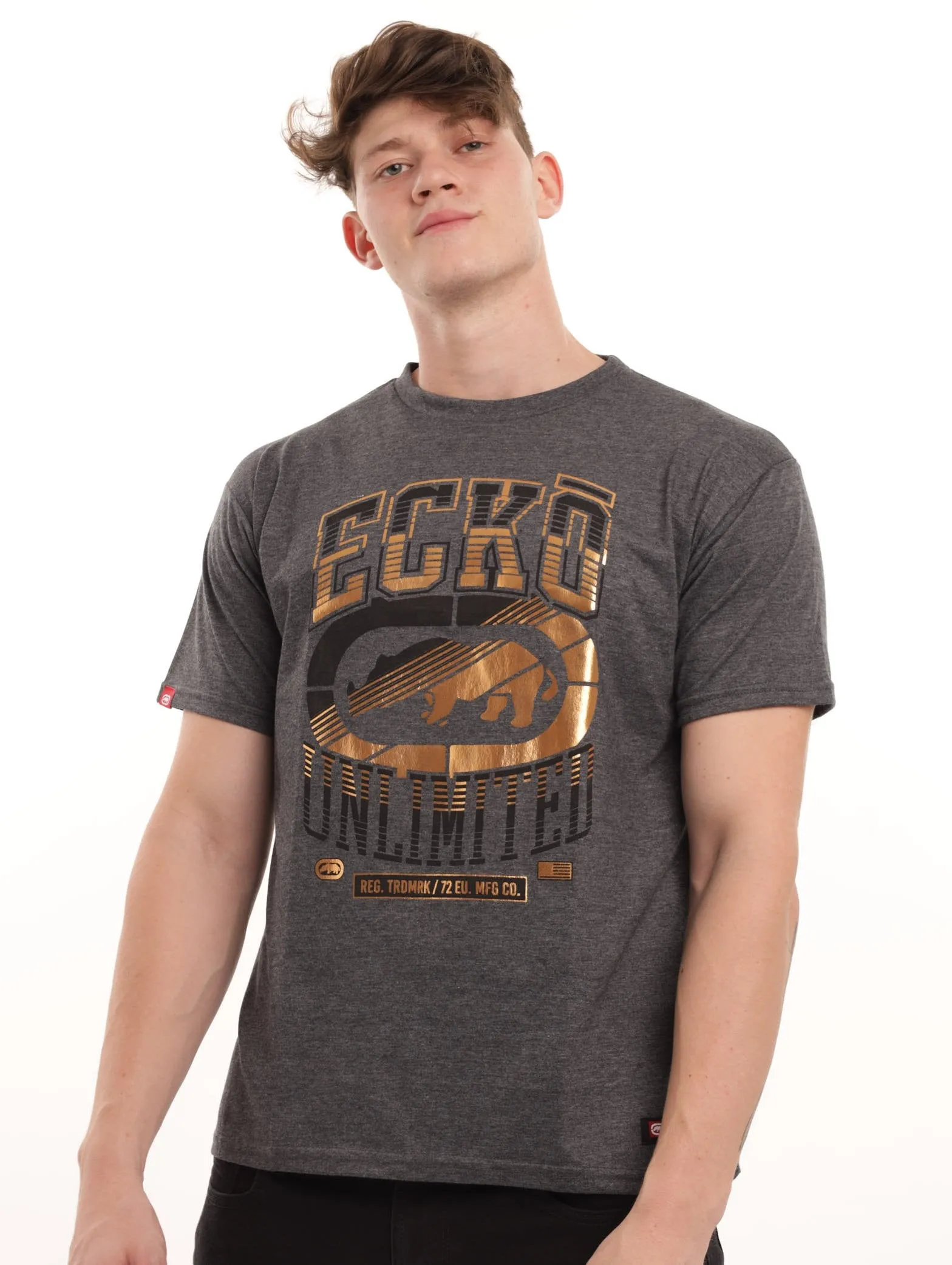 Men's Foil Tee - Charcoal sold by Edgars