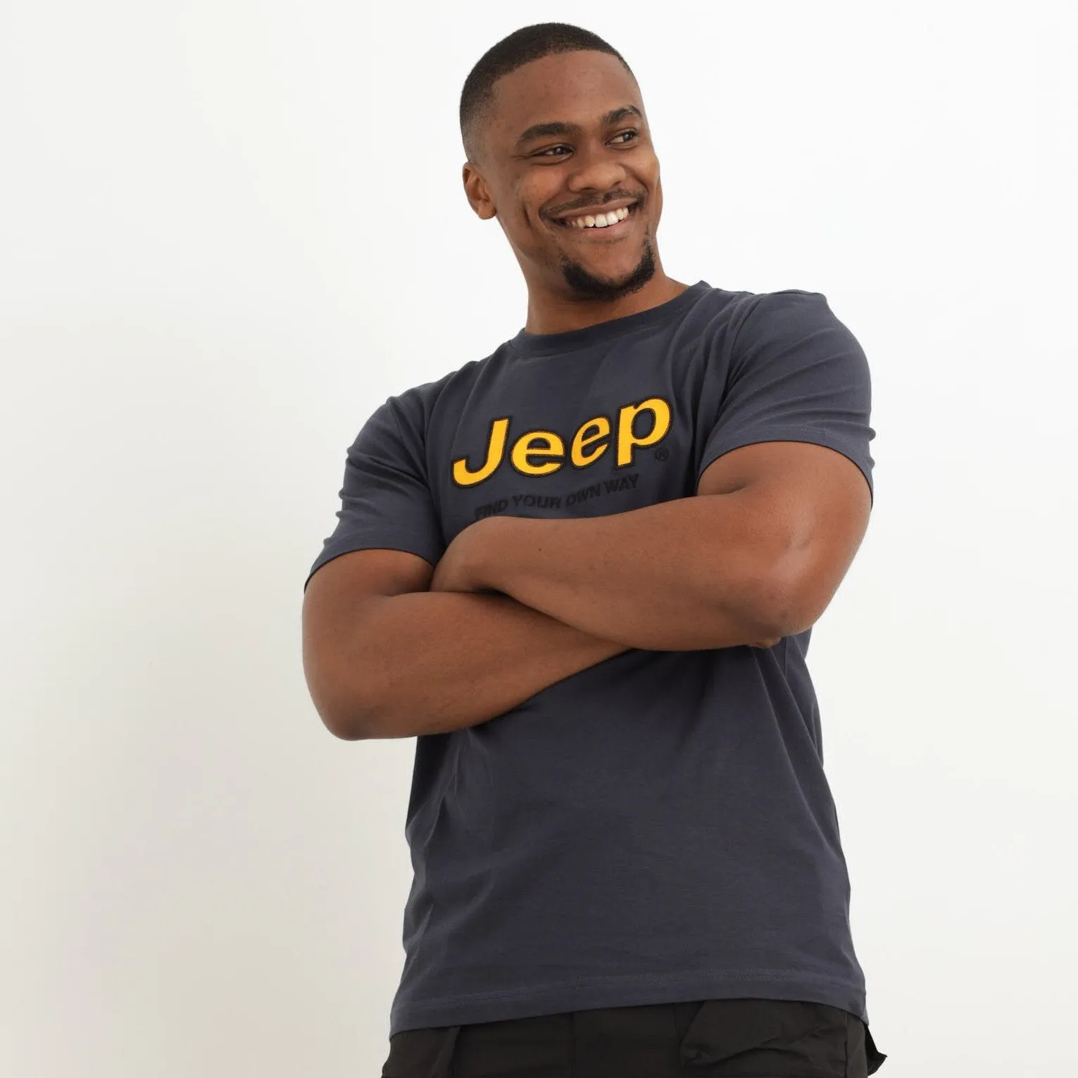 Men's Logo Tee - Navy sold by Edgars