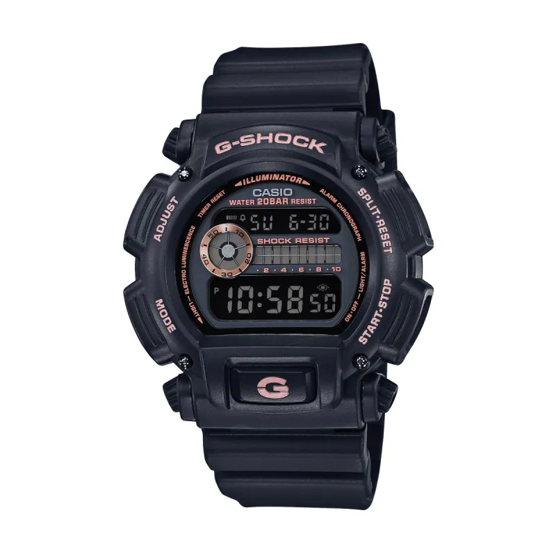 G-Shock Black Resin With Rose Gold Watch - Black made by Casio