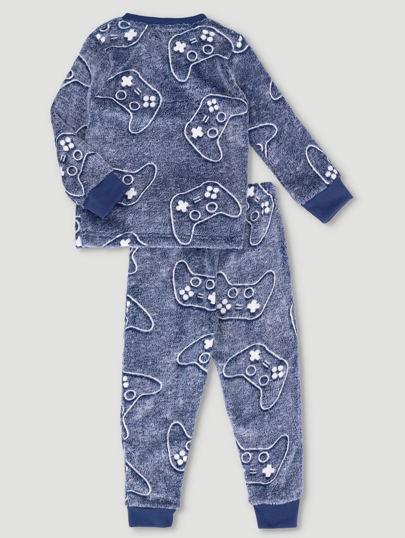 Pre-Boys Long Sleeve Gaming Glow In The Dark Sleepset - Blue sold by Edgars product image thumbnail 2