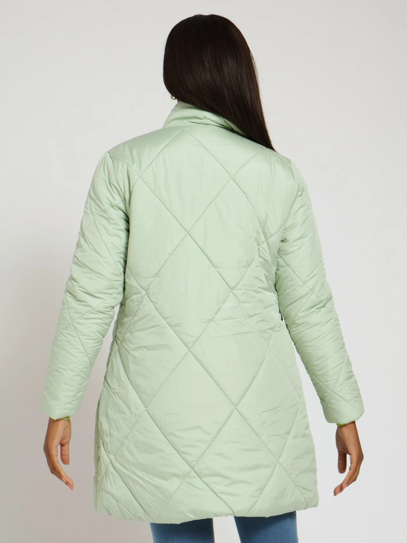 Quilted Puffer Jacket - Sage sold by Edgars product image thumbnail 3