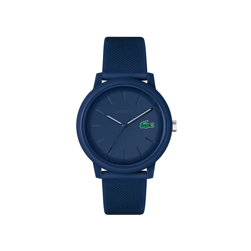 Lacoste Navy Watch Case With Matching Navy Silicone Strap sold by Edgars