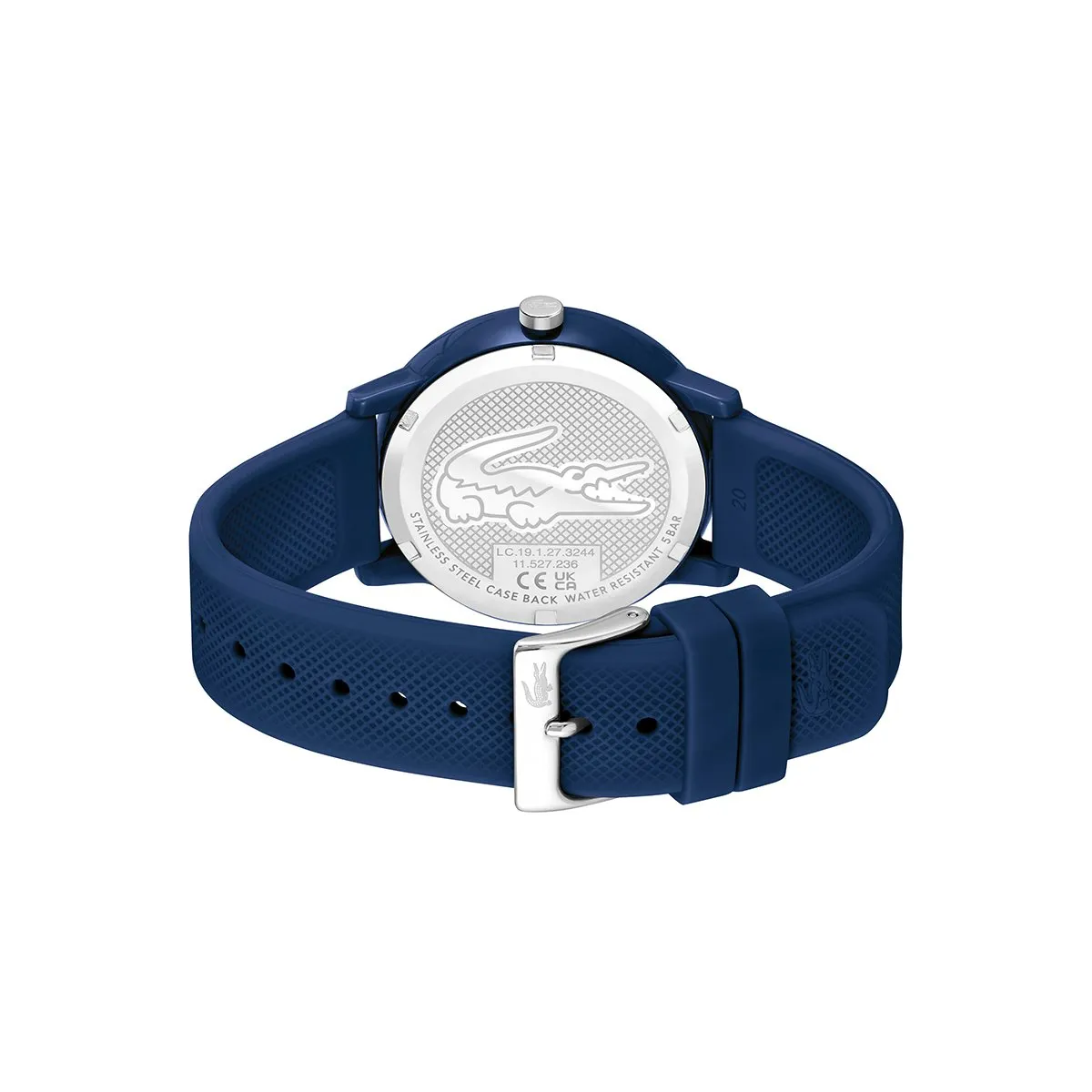 Lacoste Navy Watch Case With Matching Navy Silicone Strap sold by Edgars product image thumbnail 3