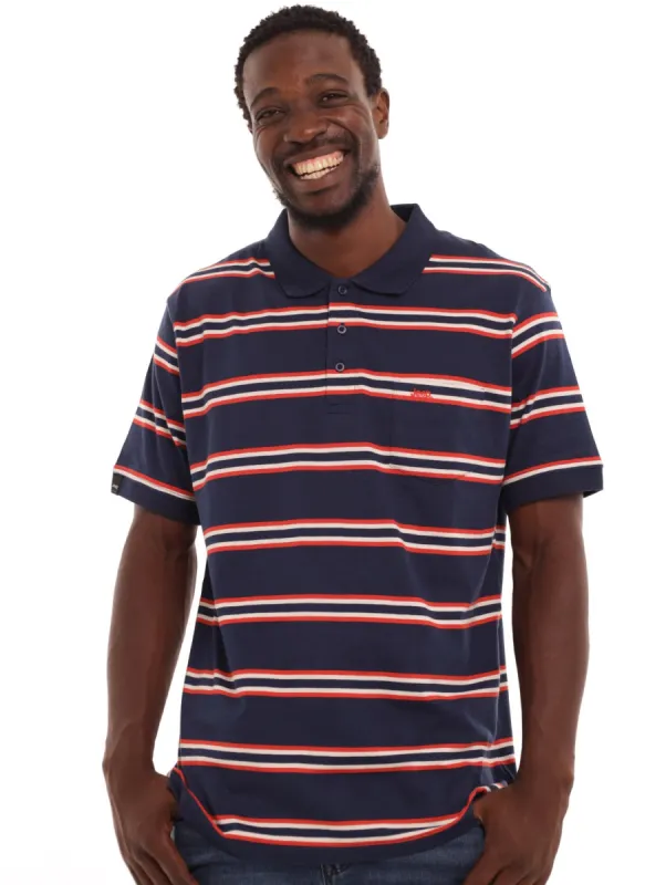 Supreme Multi Stripe Polo Shirt 'Black Green Red' SUP-SS23
