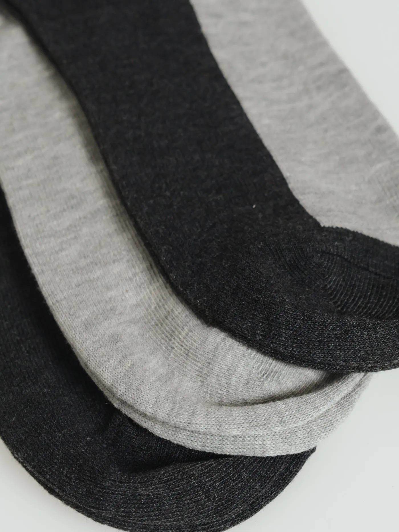 3 Pack Fashion Lowcut Socks - Grey/Black/White sold by Edgars product image thumbnail 2