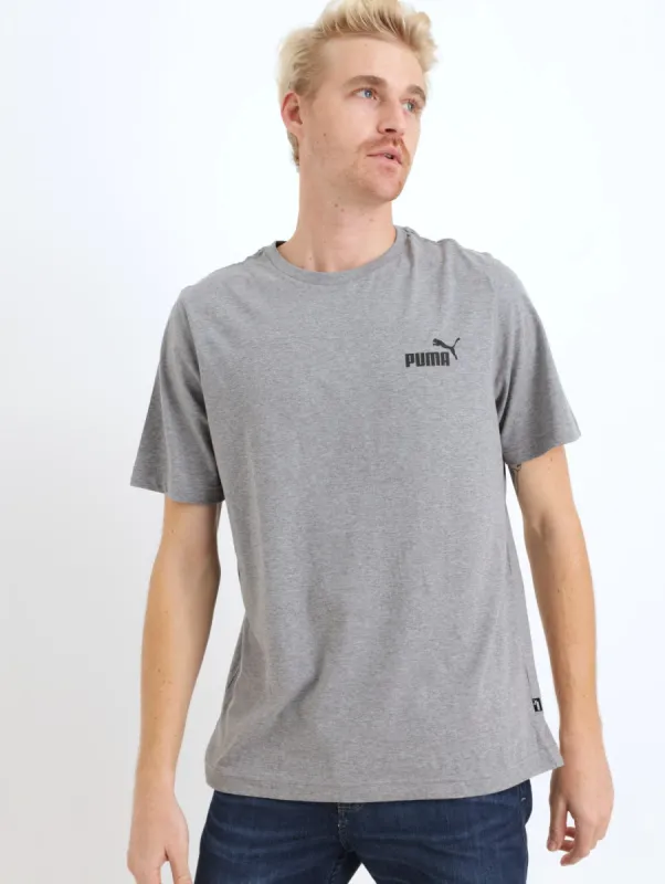 Men's ESS Small Logo Tee - Grey Melange sold by Edgars