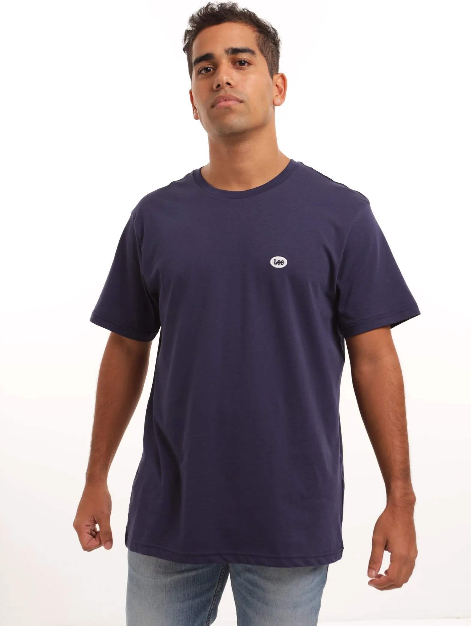 Men's Small Logo Tee - Navy sold by Edgars