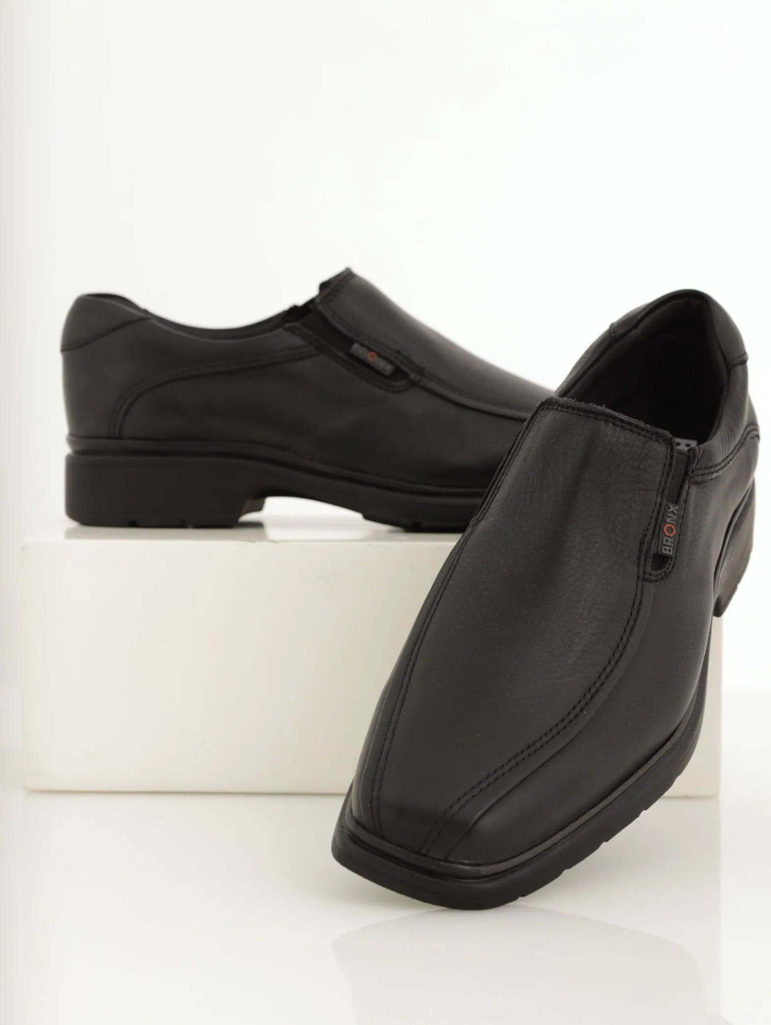 Men's Slot Smart Shoe - Black sold by Edgars