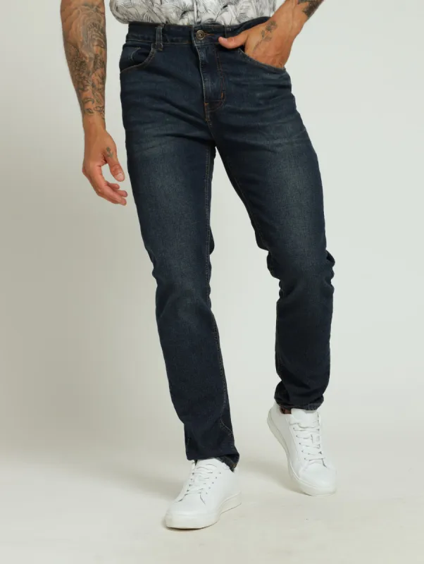 Tint Skinny Denim Jean - Dark Wash Ink made by Edgars 