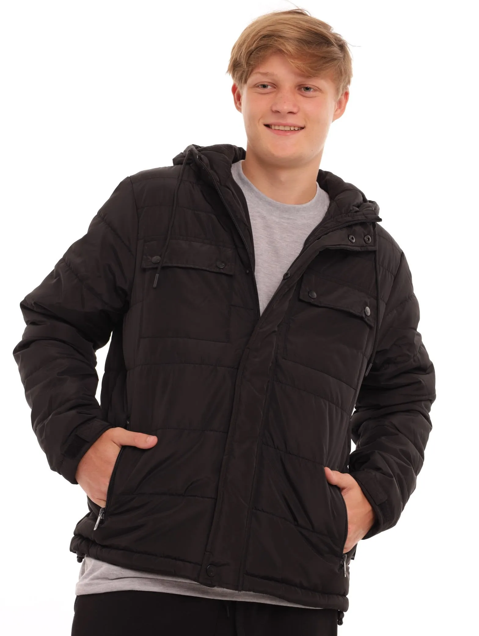 Men's Puffer Jacket - Black sold by Edgars