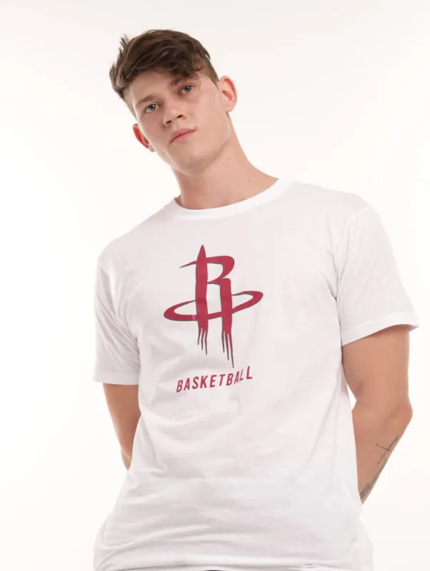 Men's Rockets Icon Logo Tee - White sold by Edgars