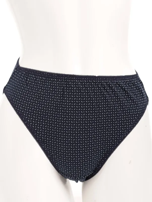 Ladies 5 Pack Hi-Cut Cotton Panty - Sage sold by Edgars