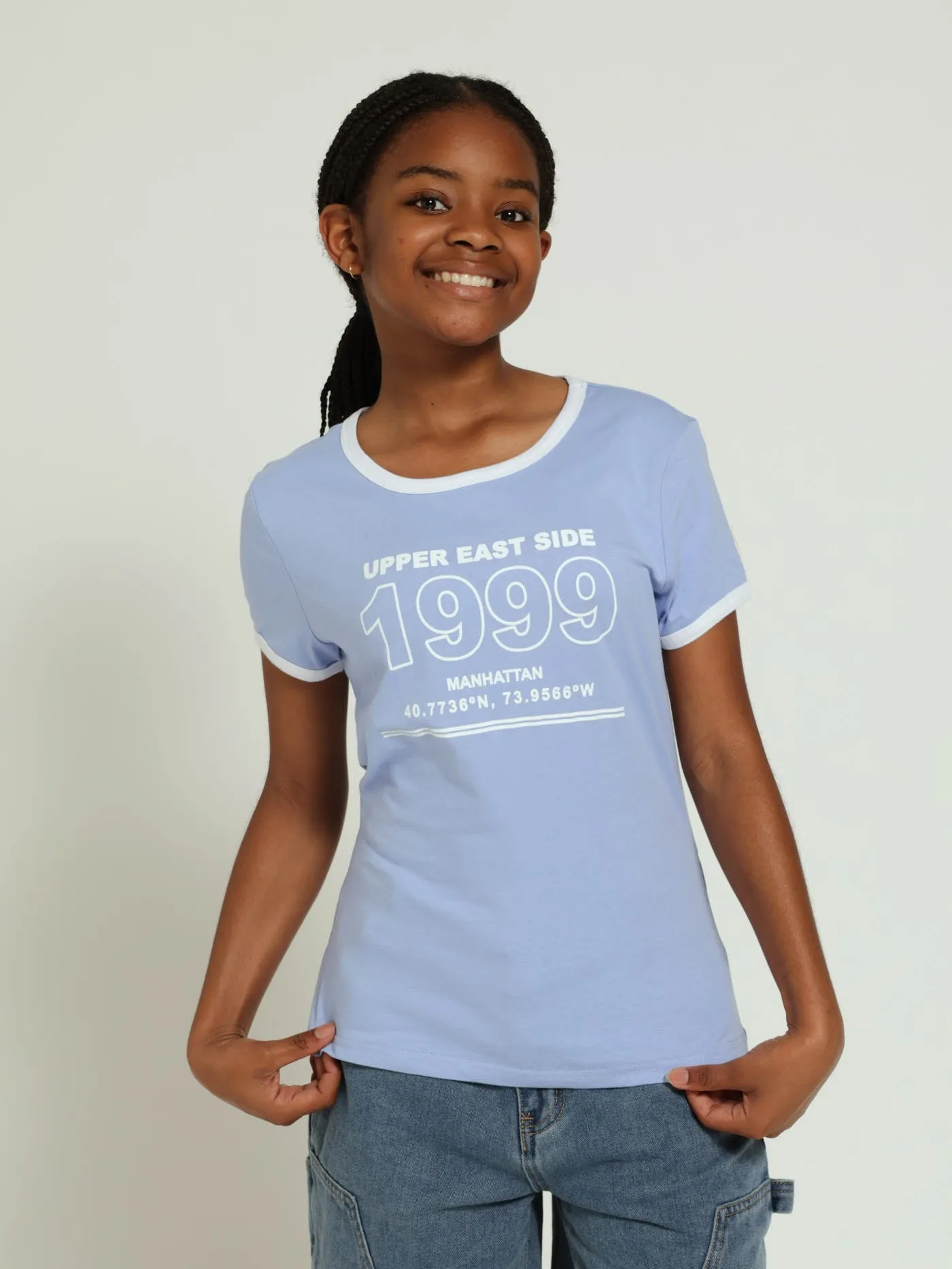 Girls Regular Tee - Blue sold by Edgars
