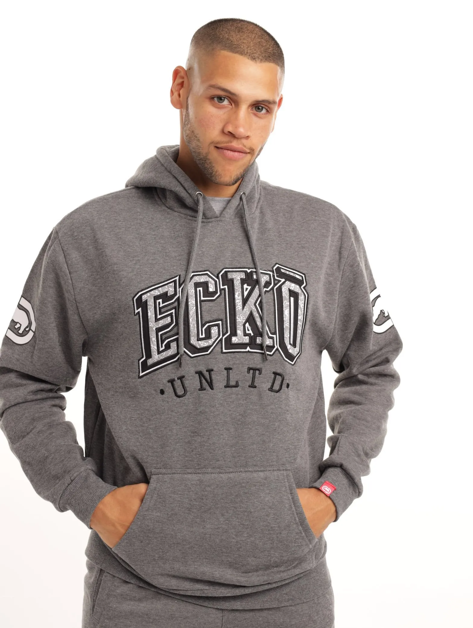 Men's Hooded Top - Grey Melange sold by Edgars