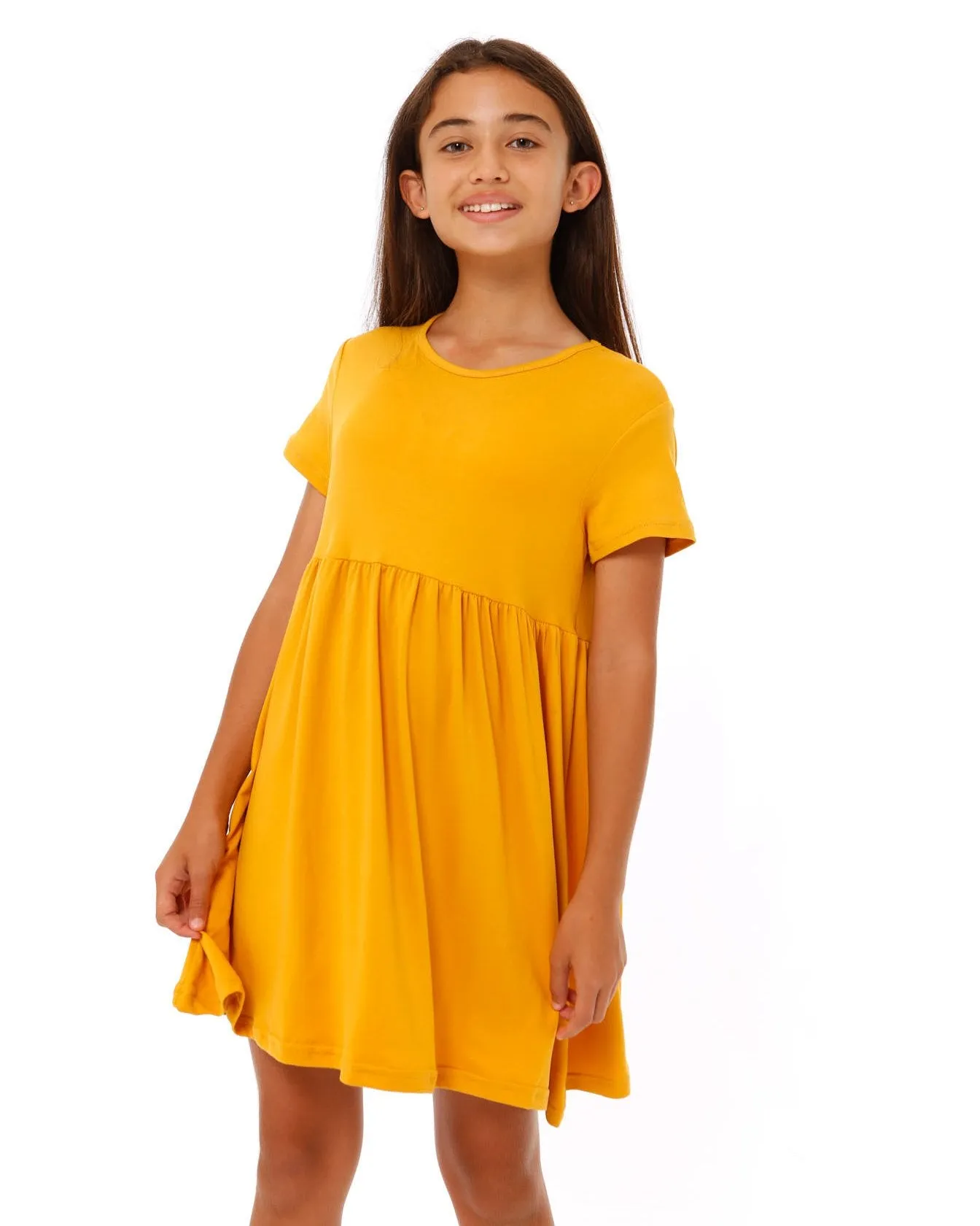 Girls Dress - Mustard sold by Edgars