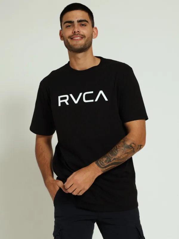 Big Rvca Tee - Black/Black sold by Edgars
