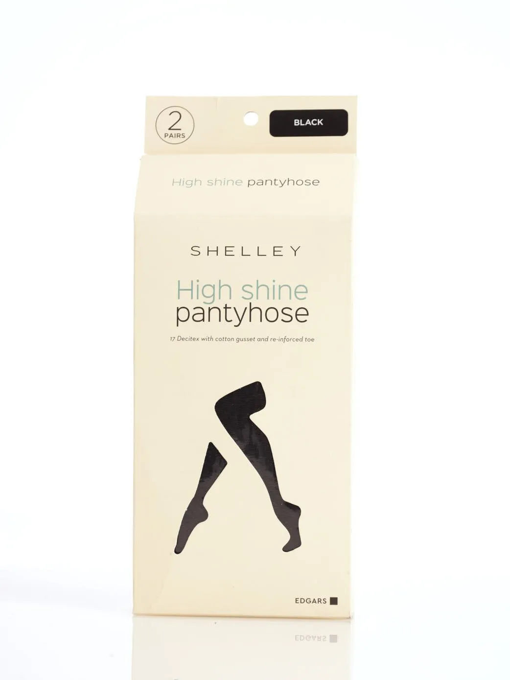 Ladies 2 Pack High Shine Hosiery - Beige sold by Edgars