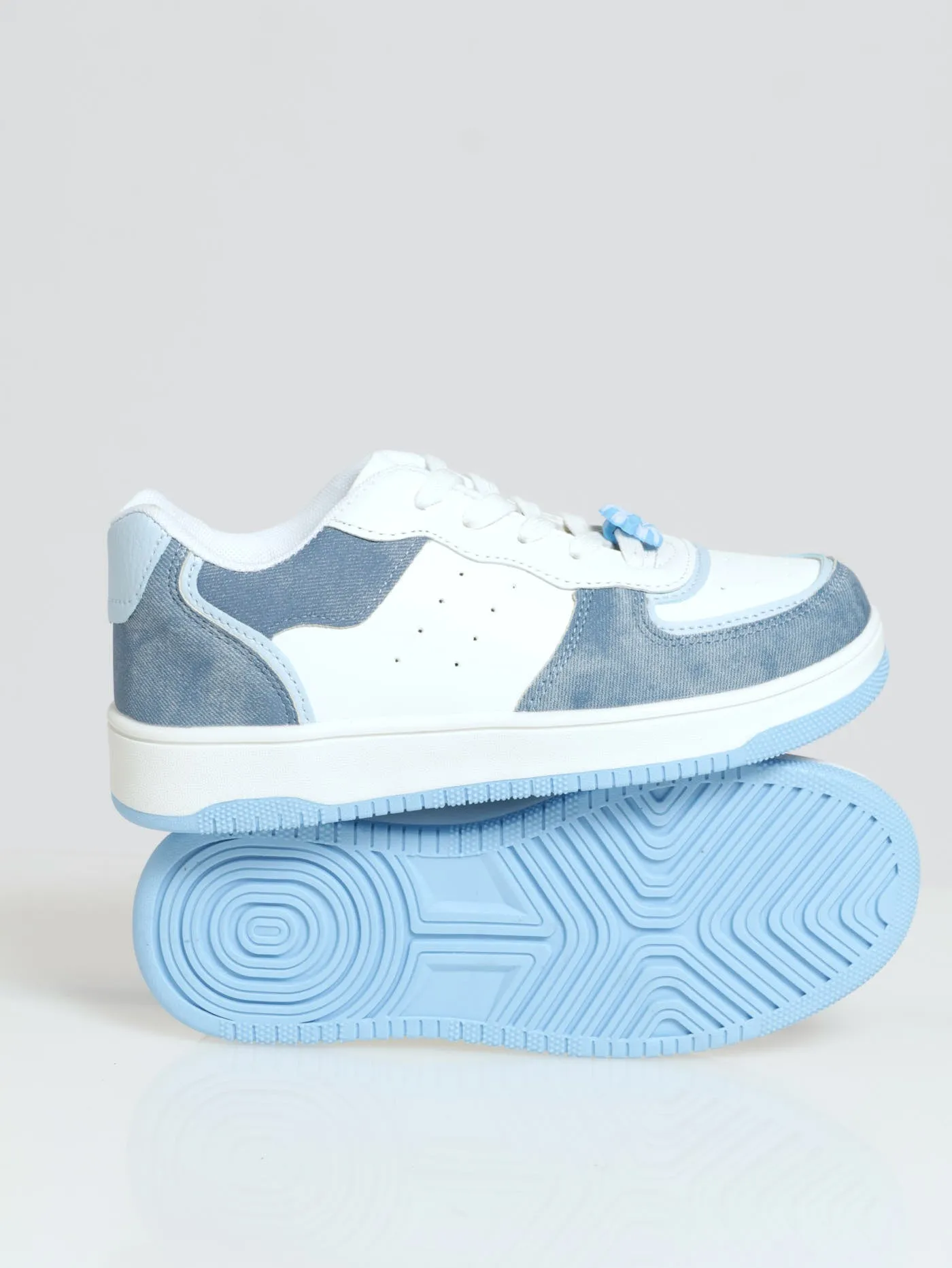 Girls Denim Colourblock Sneaker - Blue sold by Edgars product image thumbnail 4