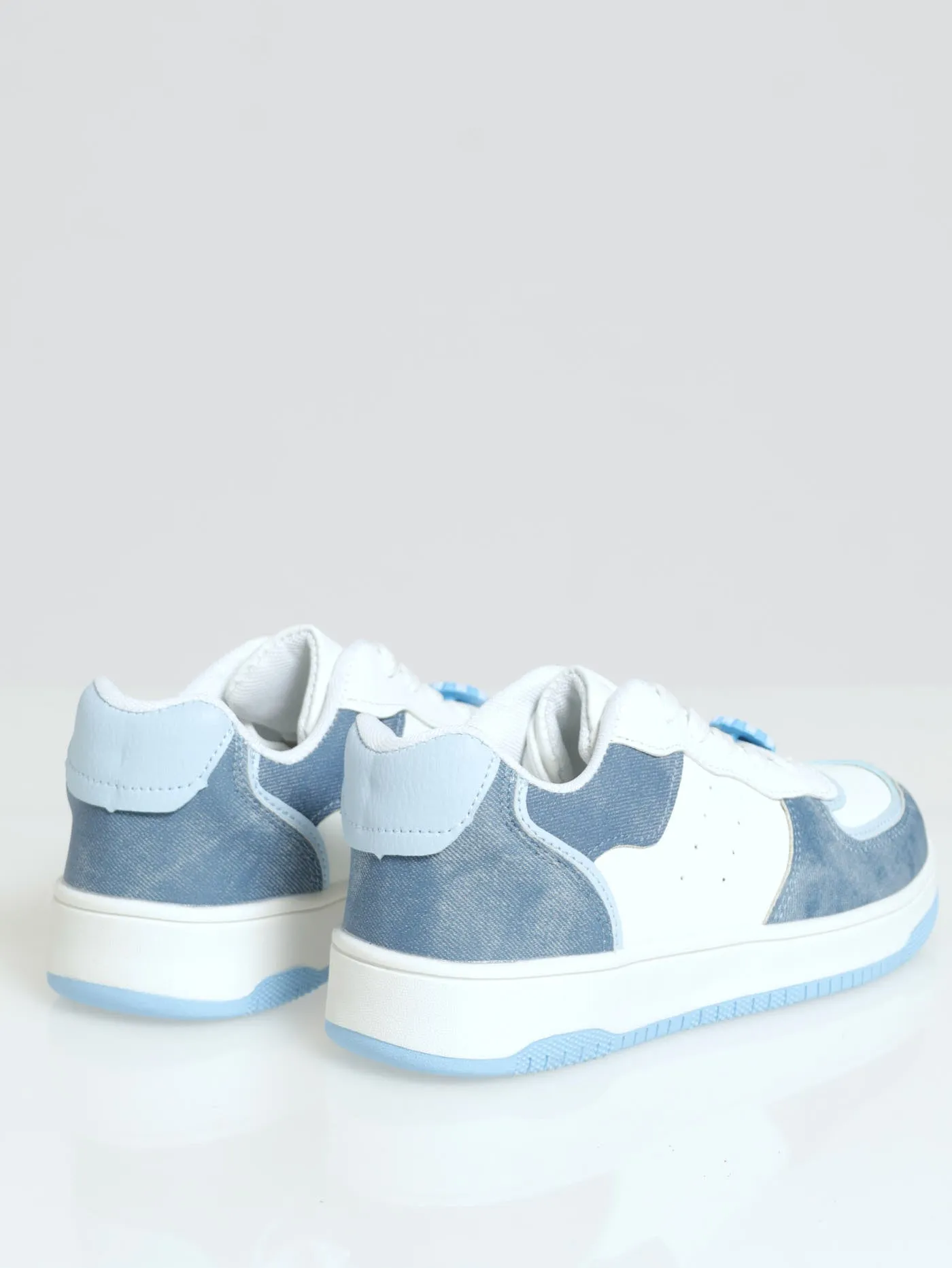 Girls Denim Colourblock Sneaker - Blue sold by Edgars product image thumbnail 2