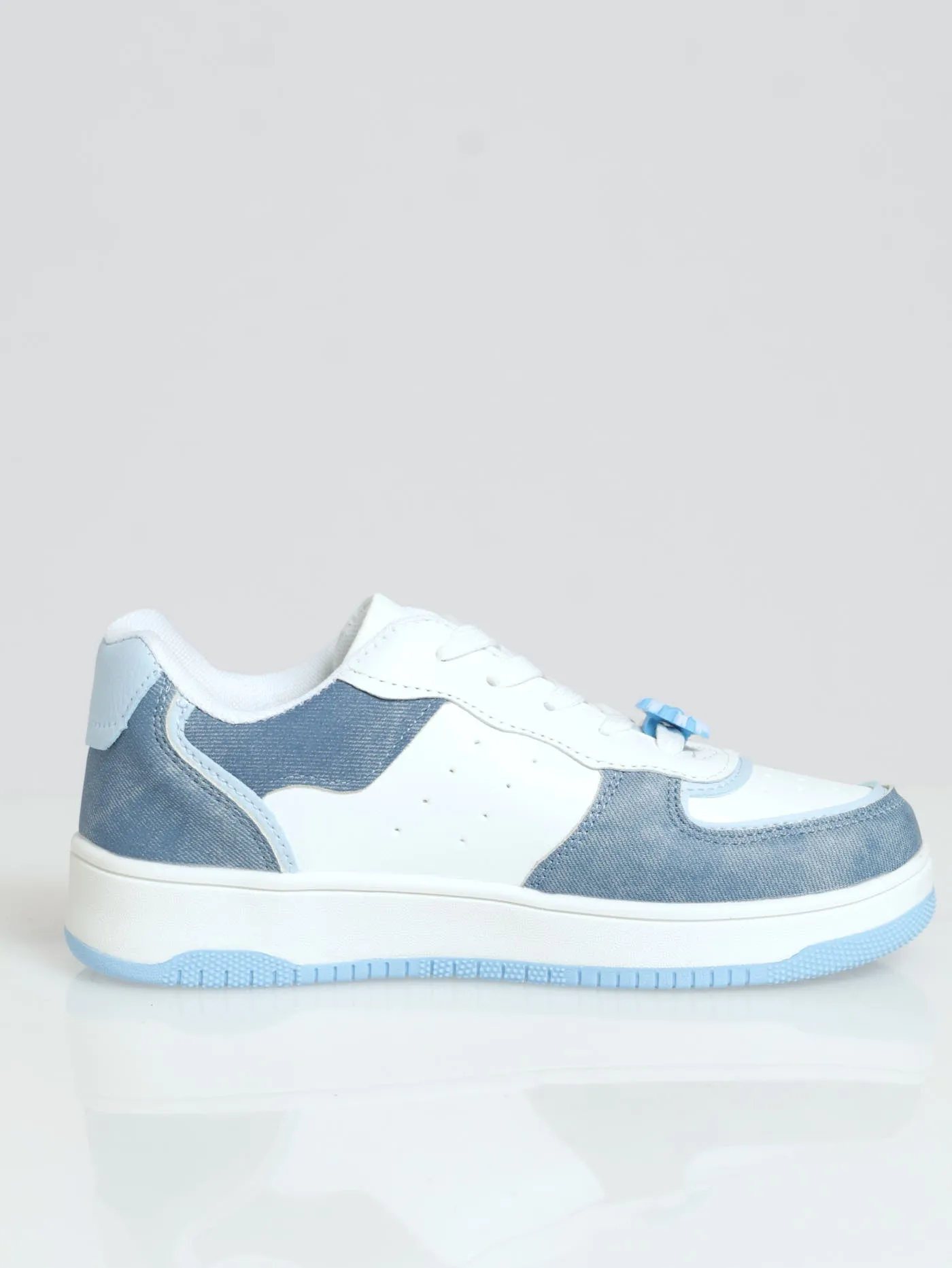 Girls Denim Colourblock Sneaker - Blue sold by Edgars product image thumbnail 3