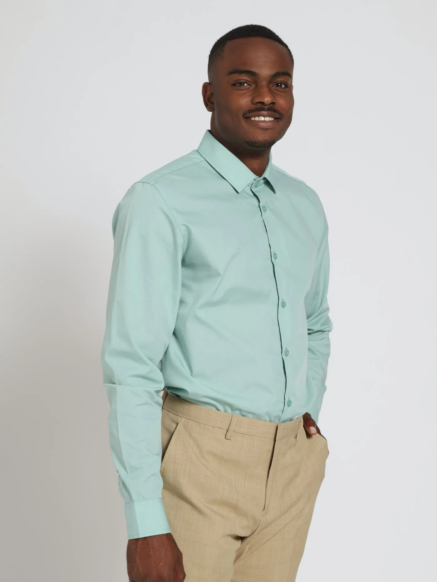 Easy Care Shirt - Mint sold by Edgars product image thumbnail 2