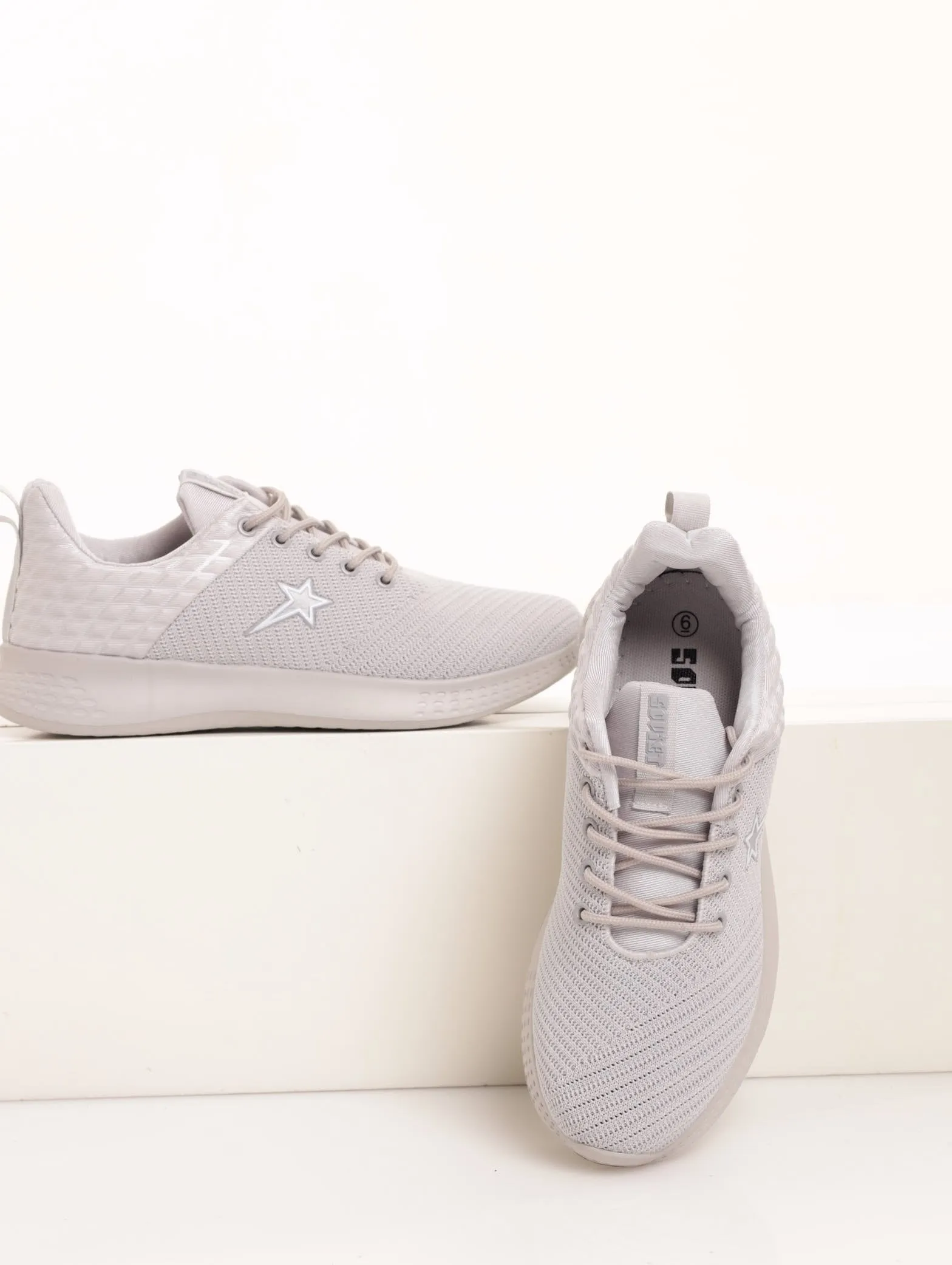 Ladies Soviet Haven Sneaker - Light Grey sold by Edgars