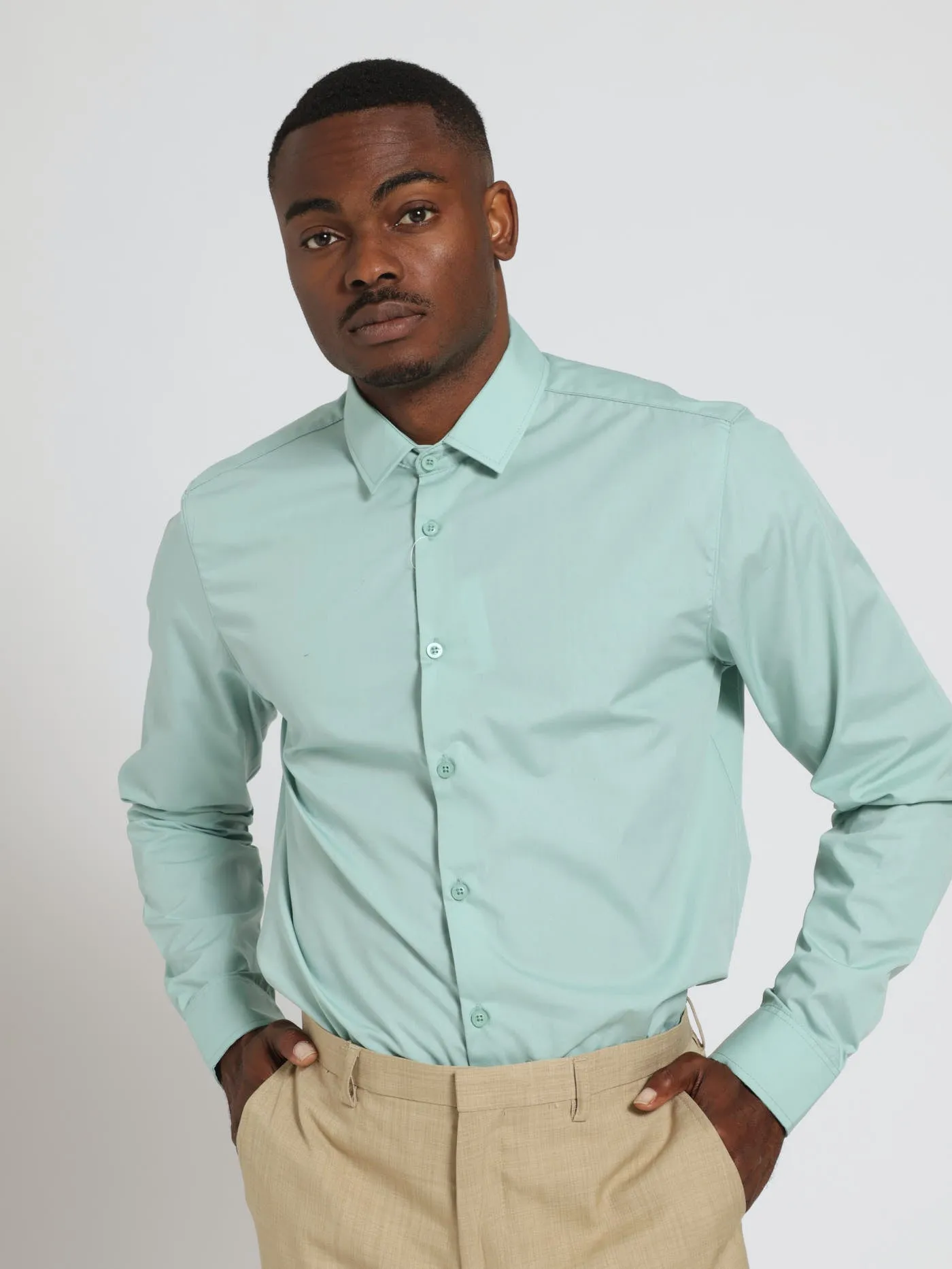 Easy Care Shirt - Mint sold by Edgars