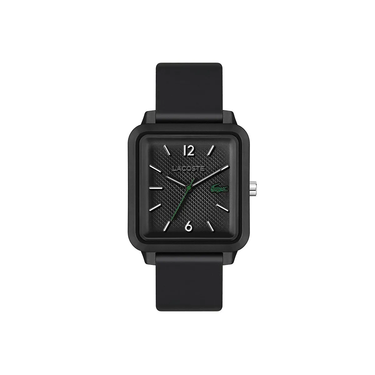 Lacoste Black Watch Case With Black Silicone Strap sold by Edgars