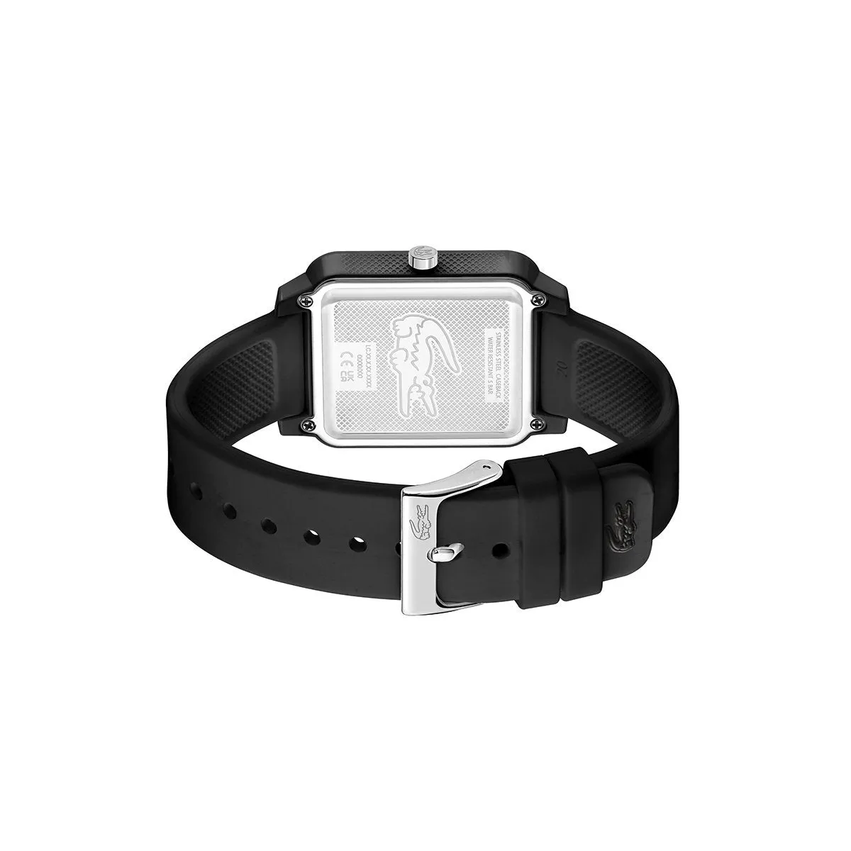 Lacoste Black Watch Case With Black Silicone Strap sold by Edgars product image thumbnail 3
