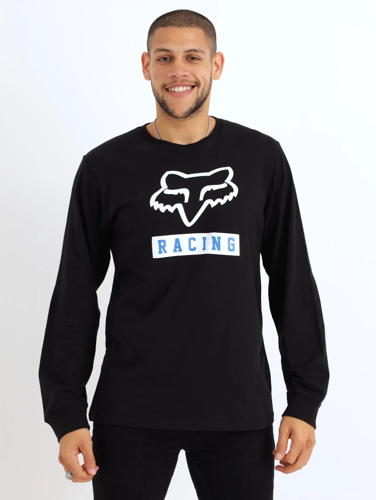 Men's Long Sleeve Paddox Top - Black sold by Edgars