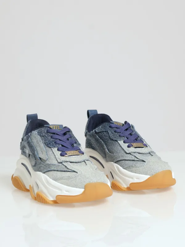 Park Ave Denim Sneaker made by Steve Madden