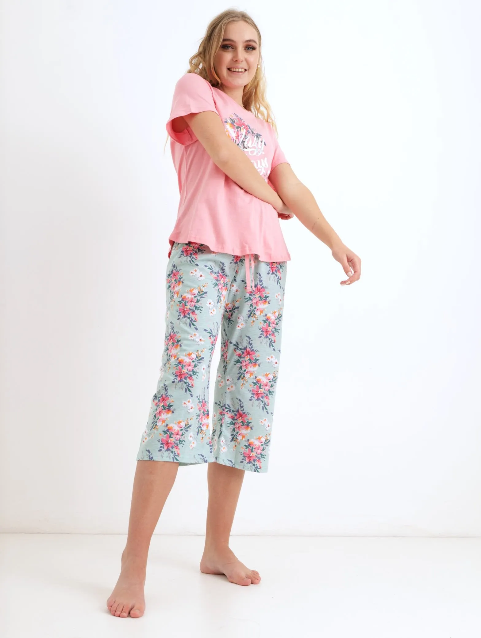 Ladies Lazy Days Capri Set sold by Edgars