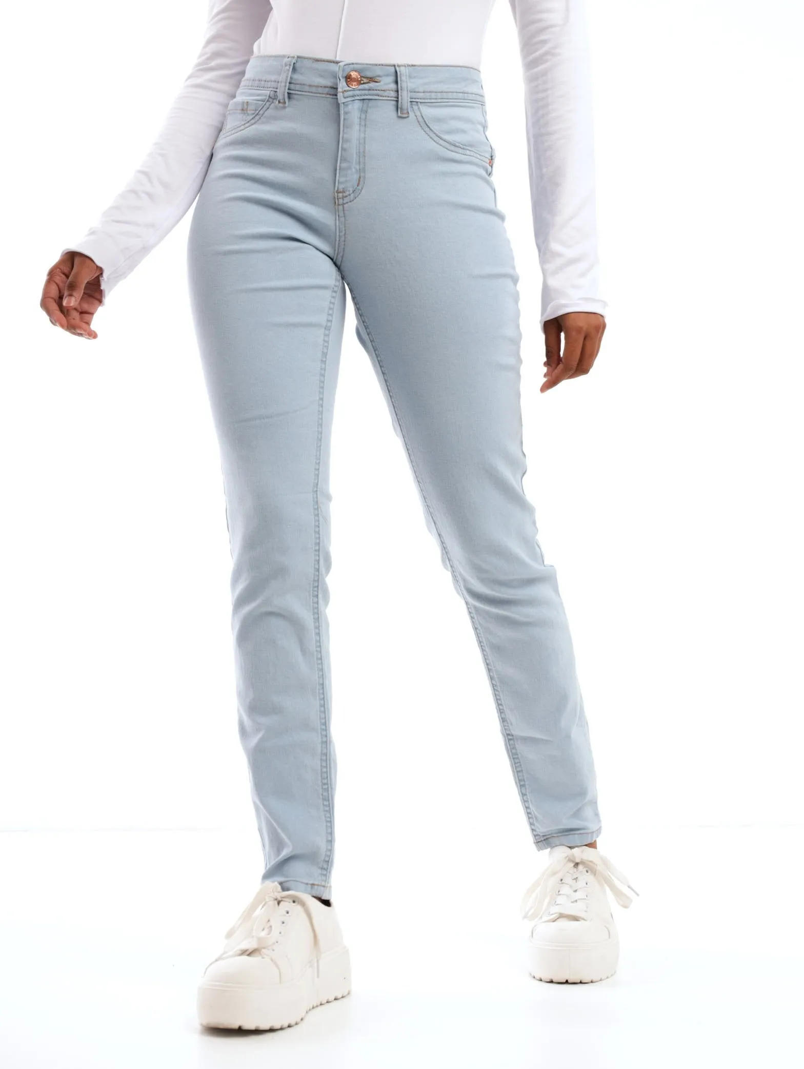 Ladies Bleach Portia Push Up Denim Jean sold by Edgars