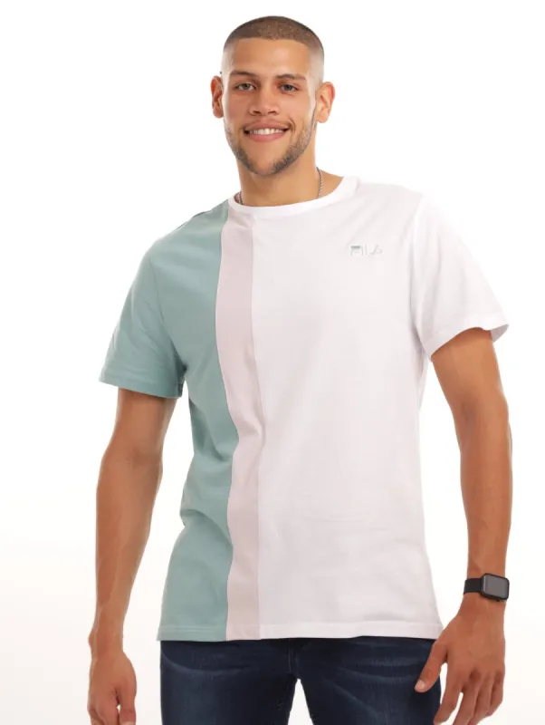 Men's Zan Short Sleeve Tee - Mineral Blue sold by Edgars