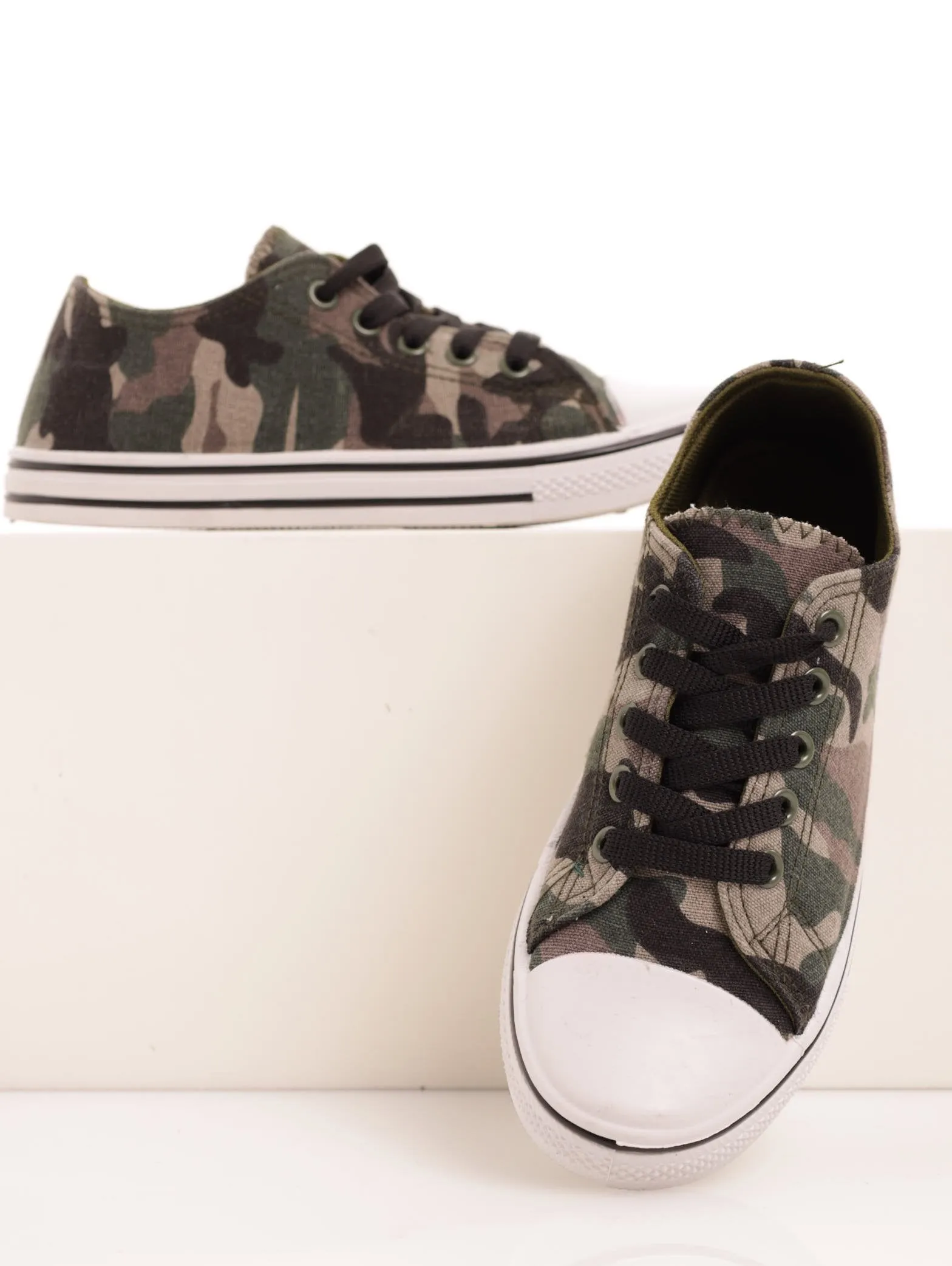 Boys Printed Canvas Sneaker - Camo sold by Edgars