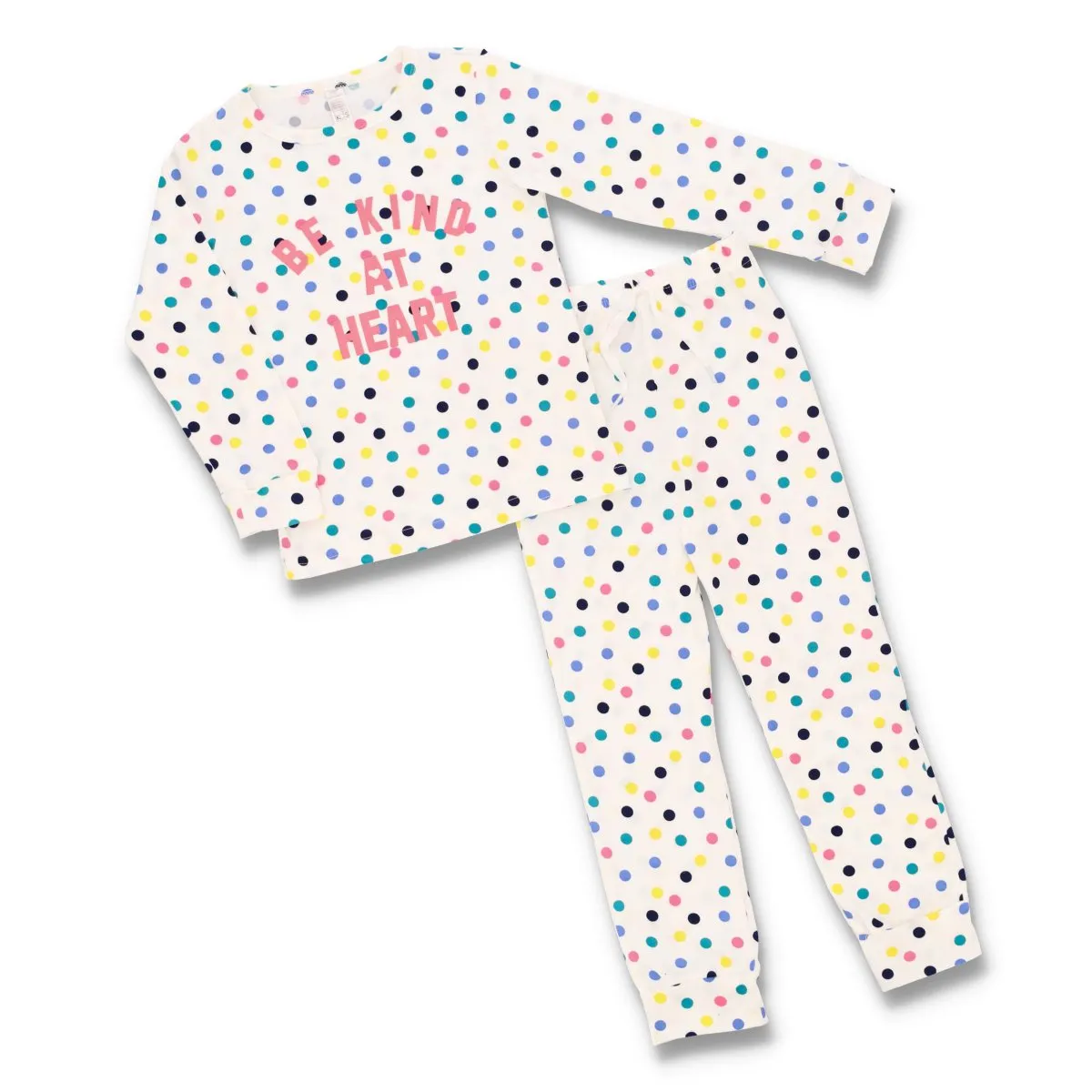 Girls Polka Dot Sleepset - Cream sold by Edgars