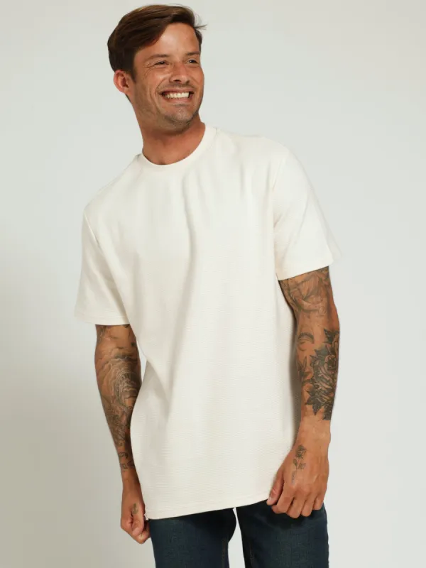 Ottoman Crew Tee - Off White sold by Edgars