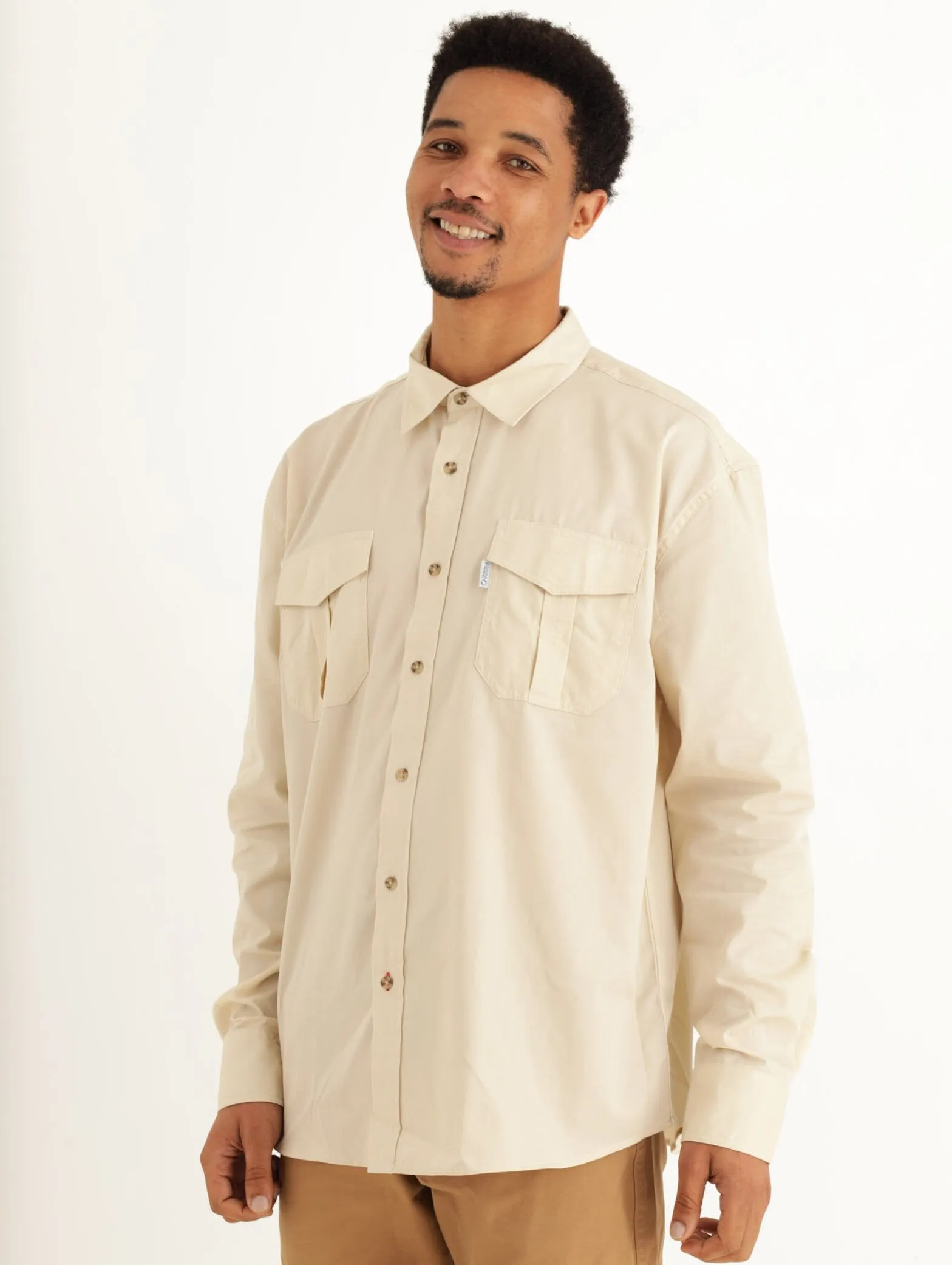 Men's Formal Shirt - Khaki sold by Edgars