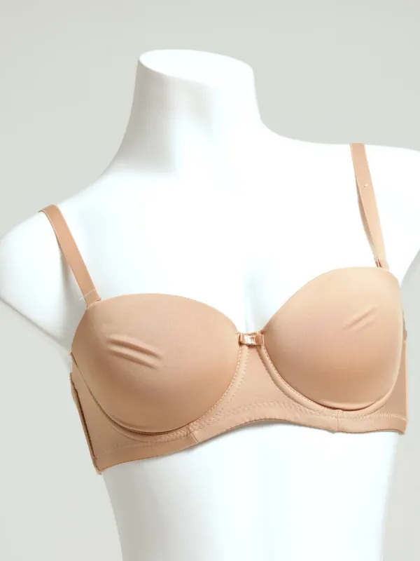 2 Pack 1Up Multiway Bra - White/Beige sold by Edgars