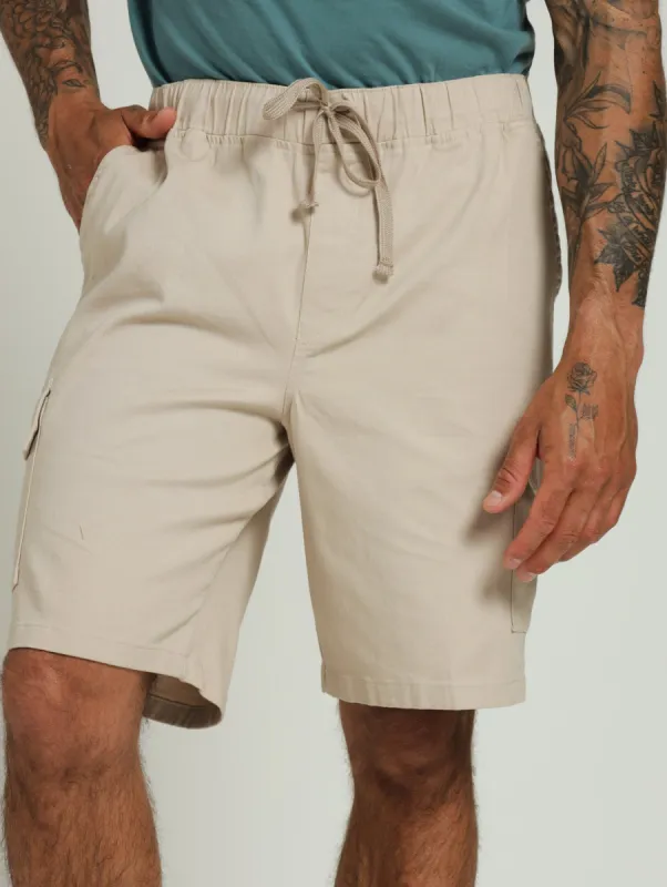 Cargo Pocket Short - Stone sold by Edgars