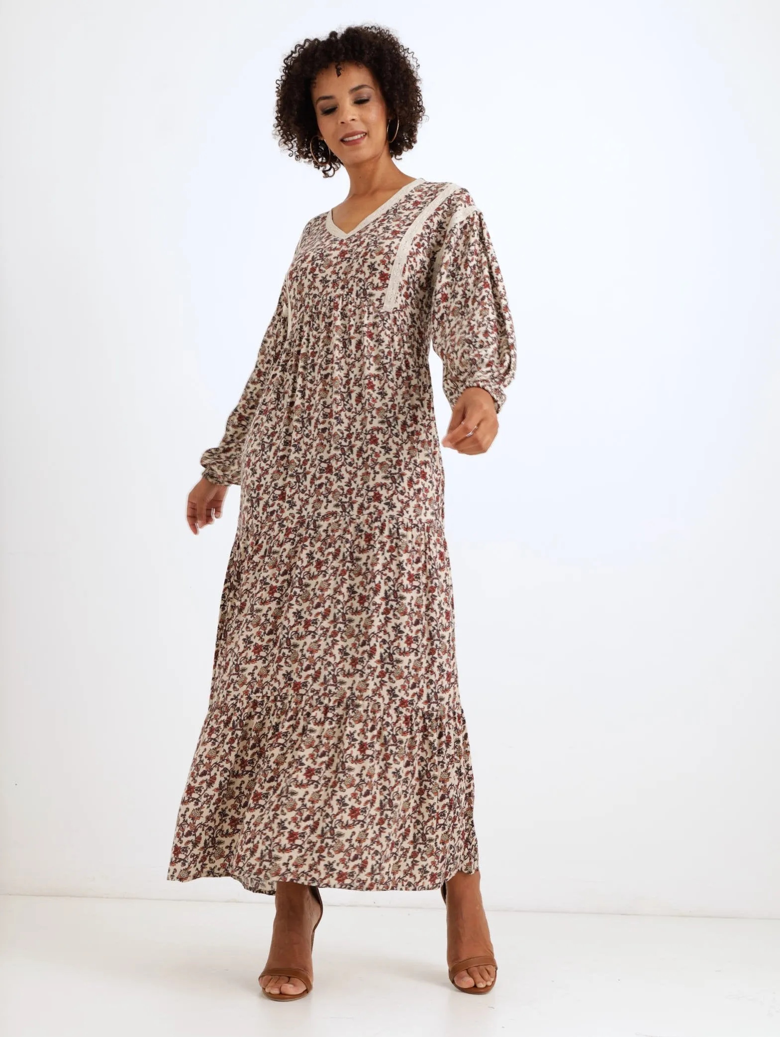 Ladies Long Sleeve Printed Dress sold by Edgars