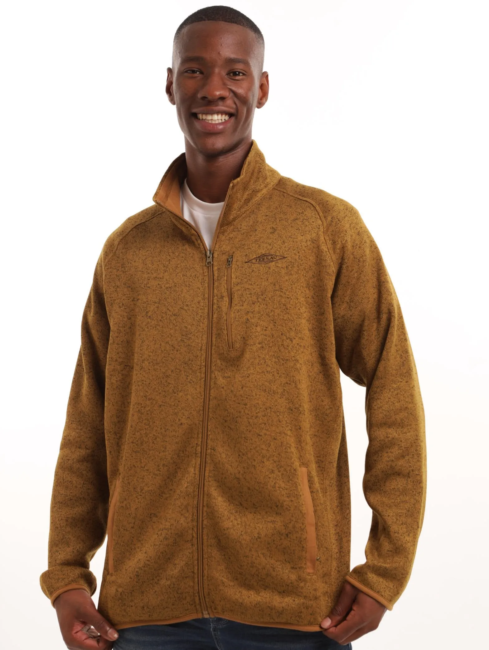 Men's Teesav Fleece Jacket - Brown sold by Edgars
