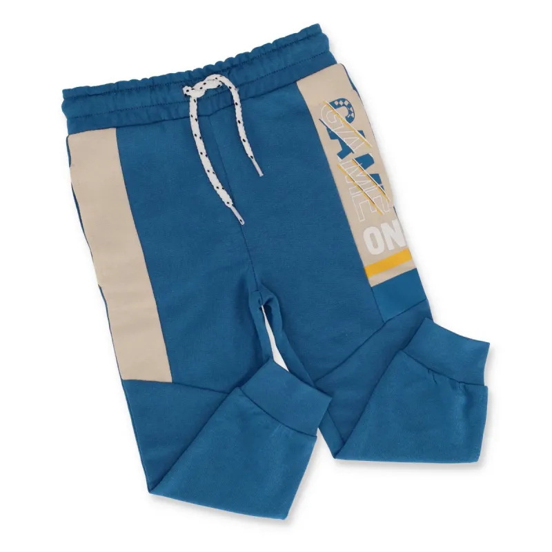 Pre-Boys Sport Fashion Jogger - Blue/Stone sold by Edgars