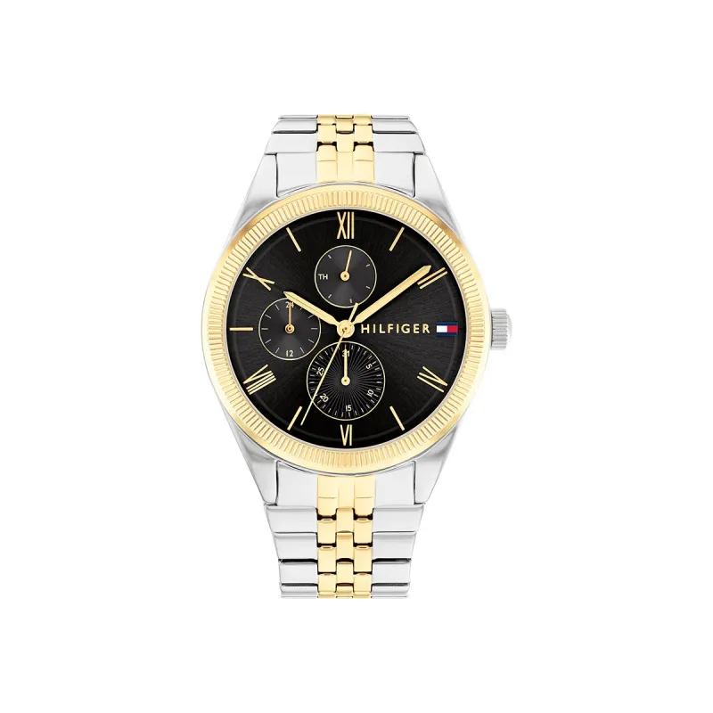 Monica 38Mm Watch With Two Tone Watch Case And Black Dial sold by Edgars