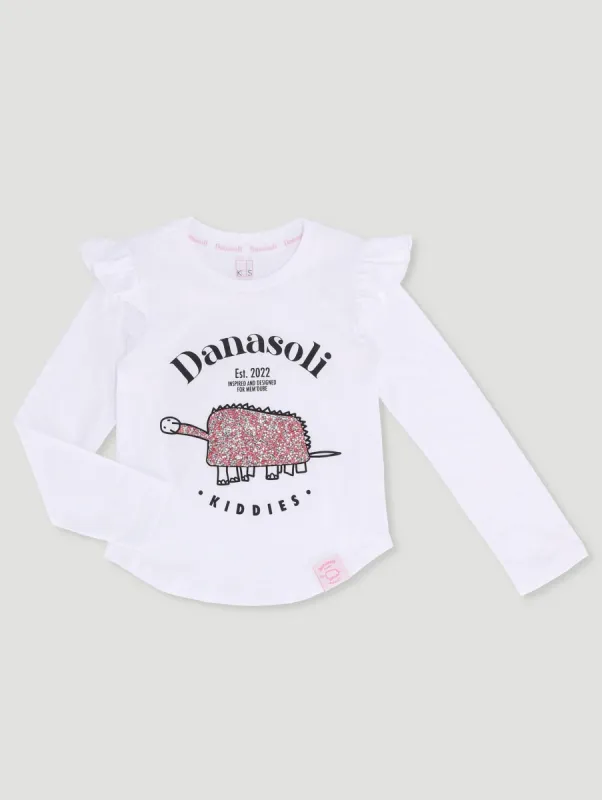 Pre-Girls Danasoli Top - White sold by Edgars